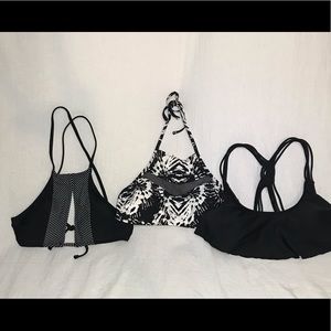 (3) swim tops.  Bundle of three